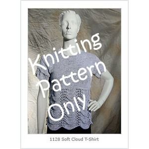 New Helene Rush Knit One Crochet Too 1128 Soft Cloud T Shirt Knitting Pattern